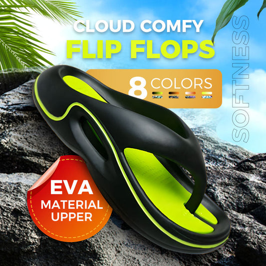 🔥🖤 HOT Sale:50% OFF🔥Comfortable Summer Flip Flops with Thick Soles