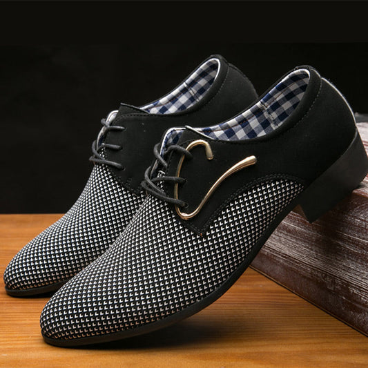 Men's Elegant Casual Breathable PU Leather Shoes