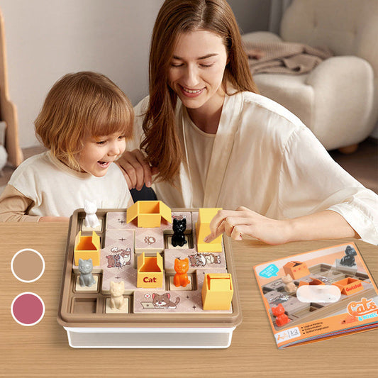 Cats & Boxes Puzzle Game with 40 Challenges