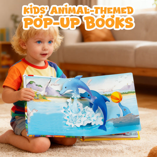 ✨【Kids’ 3D Pop-Up Animal Book - Interactive Early Learning Essential】✨