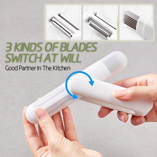 3 in 1 Multifunctional Rotary Paring Knife-1