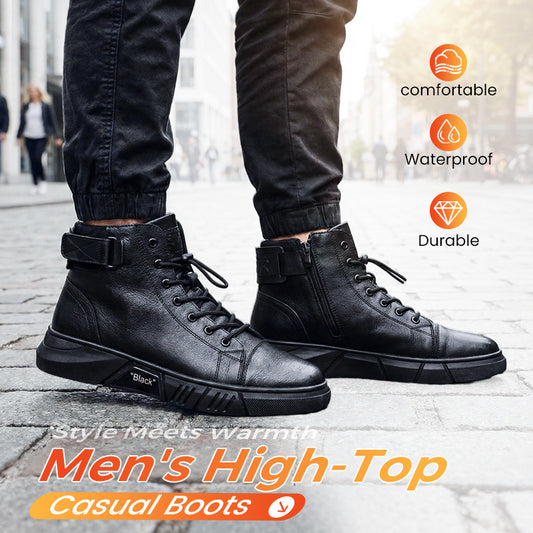 🎁 Hot Sale 49% OFF 🔥MARTINI' BLACK LEATHER BOOTS