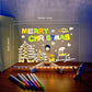 🎄 THE MOST AMAZING CHRISTMAS GIFT! 💡50% OFF!🎅❤️LED Acrylic Message Board with Stand – USB Powered Light-Up Writing Board with 7 Colour Pens 🖍️