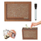 ✨Teach children to save from an early age——Cash Vault Wooden Savings Box