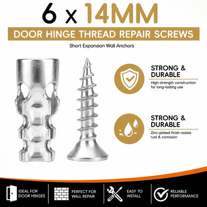 🛠️BUY MORE SAVE MORE🔩Self Drilling Drywall Anchors with Screws Kit💪Easy Install Wall Fixing Accessories