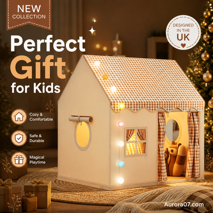 🏰 44% OFF NOW! ⏰ Children's Play Tent Castle – Spacious & easy to set up – Breathable fabric ✨🧸