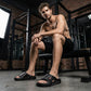 helps improve blood circulation🏖️Non-Slip Thick Sole Cloud Slides for Men