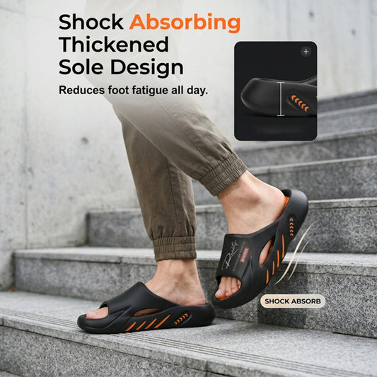 helps improve blood circulation🏖️Non-Slip Thick Sole Cloud Slides for Men