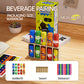 Baby Memory Matching Game, 10 Drink Bottle Pairs Toy, Color Recognition & Cognitive Development, Interactive Parent-Child Fun Activity