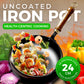 🔥🔥 Heavy cast iron roasting pan (uncoated) – perfect for Sunday roasts and crispy bread!