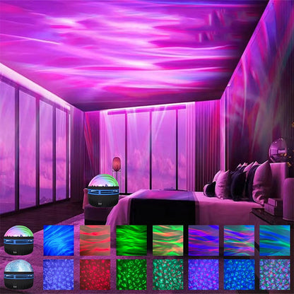 BUY 2 GET 25% OFF🌟🌟2 in 1 Northern Lights and Ocean Wave Projector