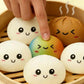Glitter Dumpling Squishy Steamer Blind Box Surprise Squeeze Fun