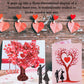 💕3D Pop-Up Anniversary Card - Romantic Love Tree & Hearts Design💌