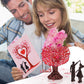 💕3D Pop-Up Anniversary Card - Romantic Love Tree & Hearts Design💌