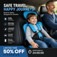 📢📢50% OFF !! ⏰Portable Car Seat – 5-Point Safe, Folds Anywhere