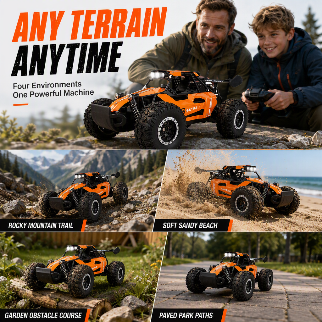 High-speed RC off-road vehicle