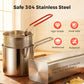 🔥Hot Sale🔥304 Stainless Steel Multifuntional Fryer