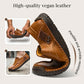 🔥 50% OFF ⏰ Classic Men’s Leather Shoes – Breathable Calfskin, Slip-On Comfort & Timeless Style! 👞✨