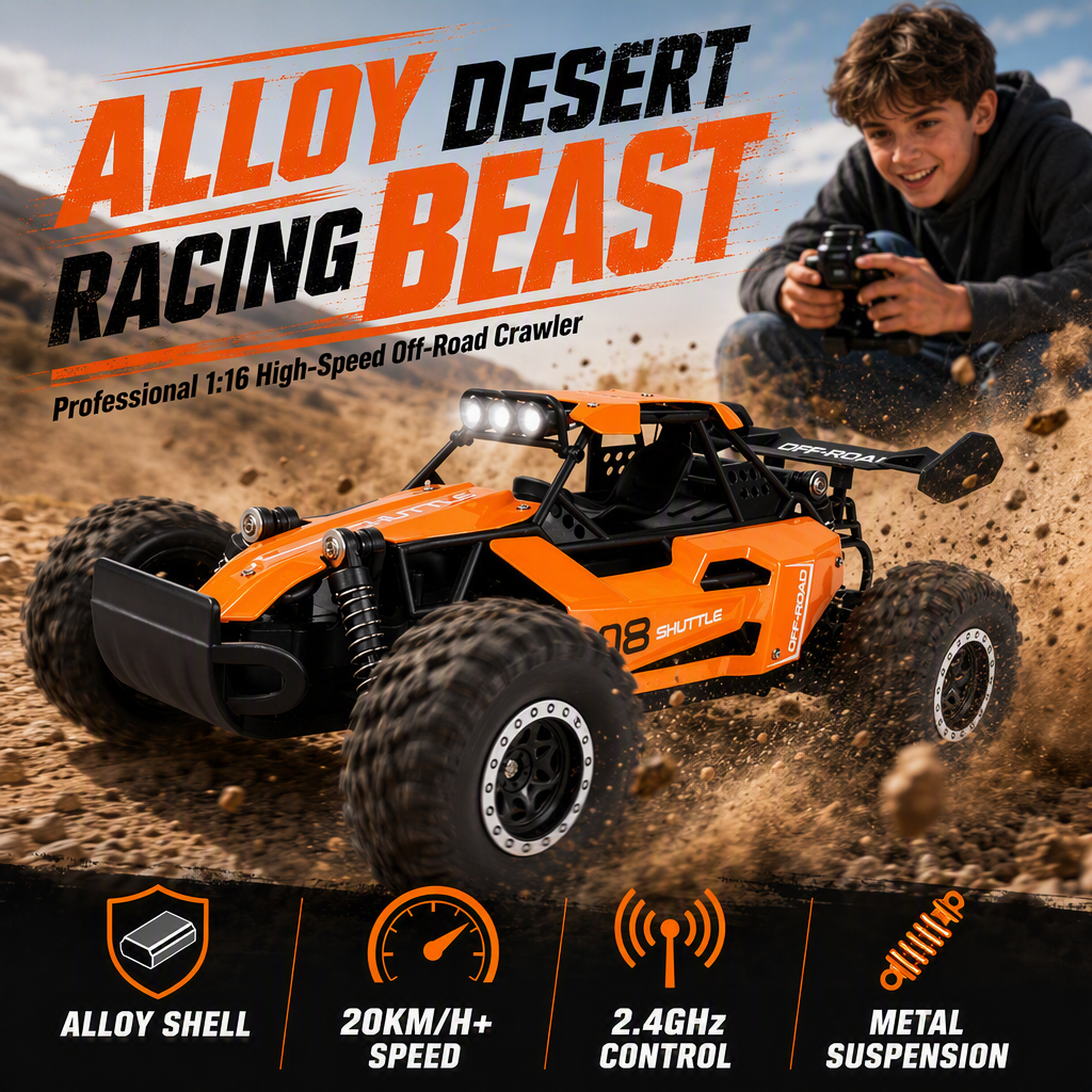 High-speed RC off-road vehicle