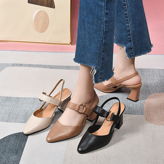 TIMELESSELEGANCE  Slingback Heels - Refined silhouette. Confident every step.