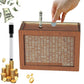 ✨Teach children to save from an early age——Cash Vault Wooden Savings Box
