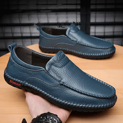 Men's Casual Breathable Leather Loafers