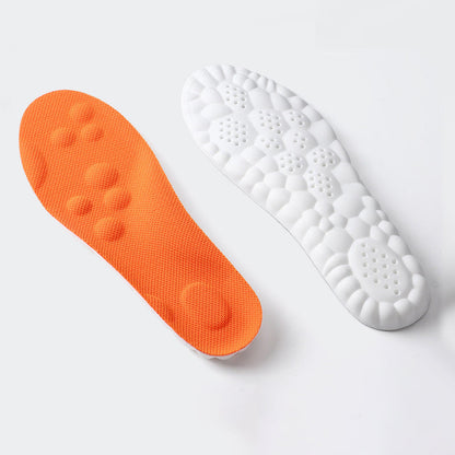 4D Massage Motion Shock Absorption Breathable Insoles