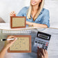 ✨Teach children to save from an early age——Cash Vault Wooden Savings Box