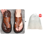 Breathable Soft Leather Outdoor Sandals for Men in Plus Sizes