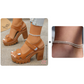 Women's Summer Platform One-Strap Sandals ☀️