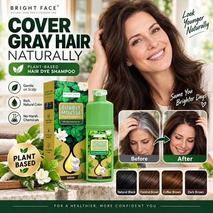 🏆 Last Day Special Price 29.99! 💇‍♀️Long‑Lasting Plant‑Based Foam Hair Dye｜Ammonia‑Free Easy DIY At‑Home Foam Hair Color