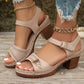 🌸NEW HOT SALE 50% OFF✨Elegant women's sandals with block heels – stylish and comfortable 👡✨