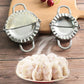🥟🛡️ Stainless Dumpling Mold – Non-Stick, Easy Clean, Dough Cutter – Shape Like a Pro! 🌟