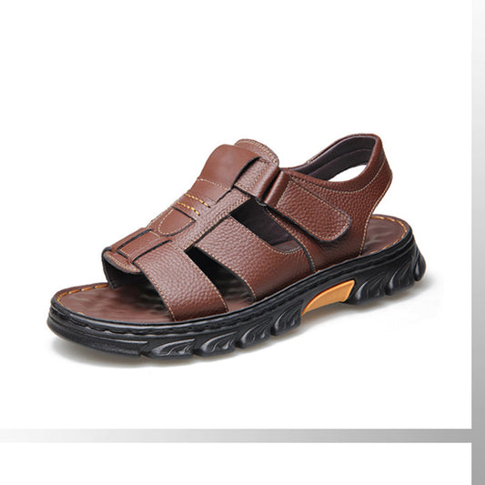 🔥49% OFF🔥High quality leather casual sandals for men 【Non-slip, foot massage】