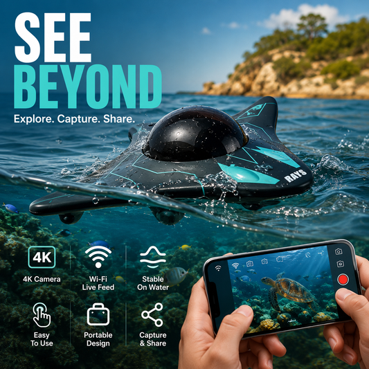 Explore the Underwater World🌍MantaVision – The app-controlled surface drone for exploring bodies of water