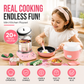 🎁The Best Gift🍳Children's Real Cooking Mini Kitchen Toys - 22 PCS Set
