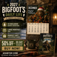 🦶2027 Bigfoot's Daily Life Calendar