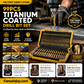 🥳2026 HOT SALE🥳💞50K+ SOLD!🛠️🧰 50% OFF! 99‑Piece Titanium Drill Bit Set – 1.5‑10mm full range, HSS titanium‑coated. Drills wood, plastic, PVC & thin metal. A must‑have for every DIYer! ⚡✨