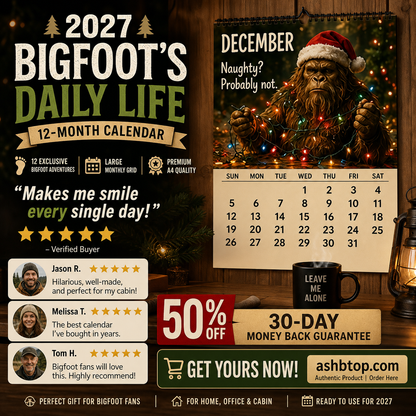 🦶2027 Bigfoot's Daily Life Calendar