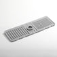 💧🔥 50% OFF! Faucet Splash Guard Draining Tray Mat – Great Gift – Food-Grade Silicone, Self-Draining Slope, Anti-Slip, Trim-to-Fit for Kitchen & Bathroom Sink ✨