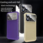 For iPhone Borderless Big Window Cooling Phone Case