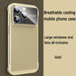 For iPhone Borderless Big Window Cooling Phone Case