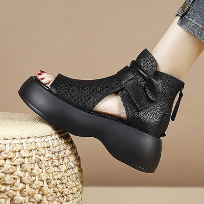 Women's Open Toe Boots Sandals