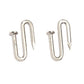 Classic Nail-shaped IQ Metal Brain Teasers Magic Iron Wire Puzzle Game