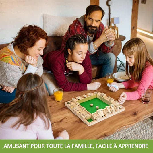 🎉FUN FAMILY GAMES - Shut The Box Board Game