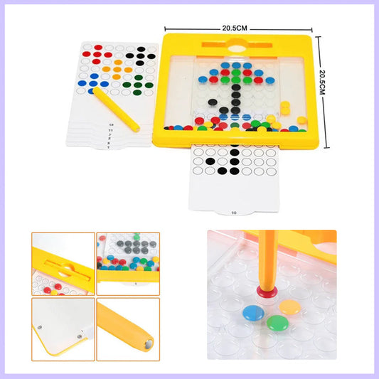 Magnetic Bead Puzzle Board for Kids