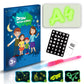 Portable Magic Fluorescence Light Drawing Pad