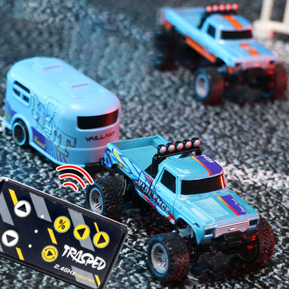 🎅Christmas Promotion🚙Alloy LED Lights Remote Control Car Model