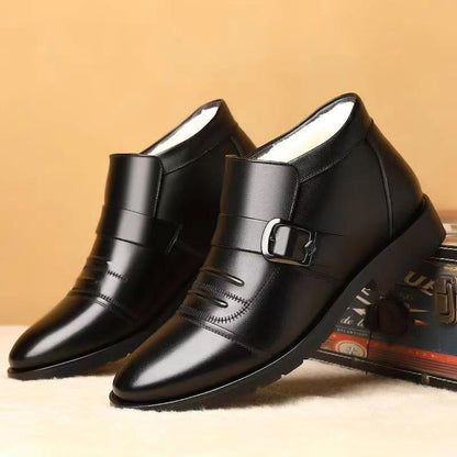 💥Men's Warm Casual PU Leather Shoes