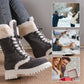 Women's Cotton Mid-Calf Plush Lined Snow Boots